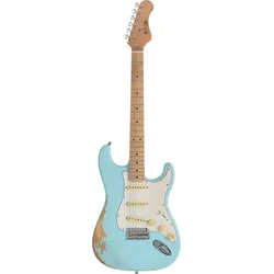Rocktile Vinstage ST-RMGN E-Gitarre Bright Sky Blue