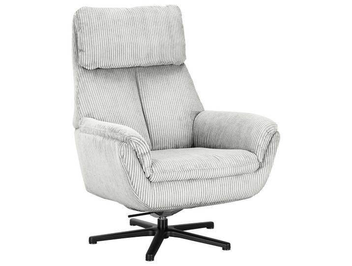 Beldomo Style Relaxsessel, Ecru, Metall, 79x108x89 cm, Goldenes M, Fußauswahl, Stoffauswahl, Wohnzimmer, Sessel, Relaxsessel
