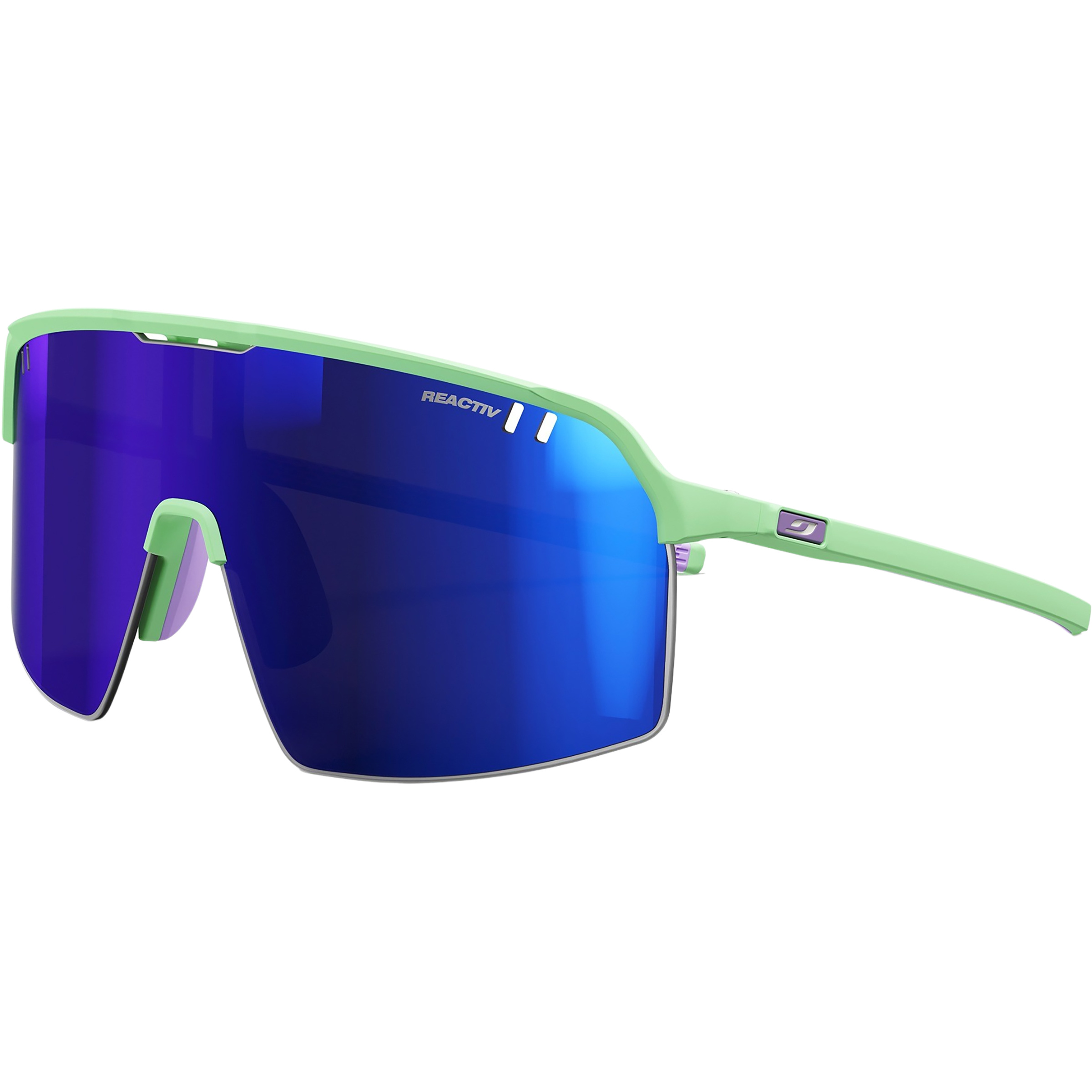 Julbo Intensity Reactiv 1-3 High Contrast Sportbrille Sportbrillen & Sportsonnenbrillen gruen Größe M Rennrad | Trailrunning