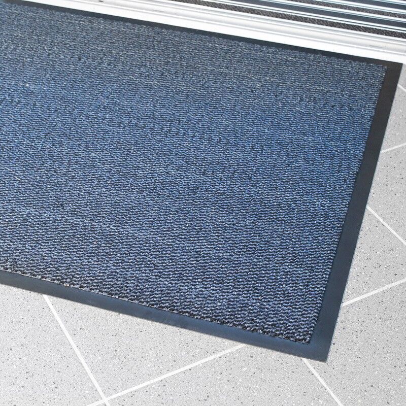 COBA Ökonomische Polypropylen-Matte, reinigen, 90 x 150 cm, blau