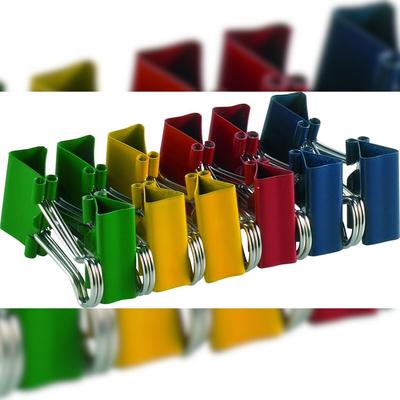 ALCO Foldbackklammer 19mm farbig sortiert VE=12x12 Stück