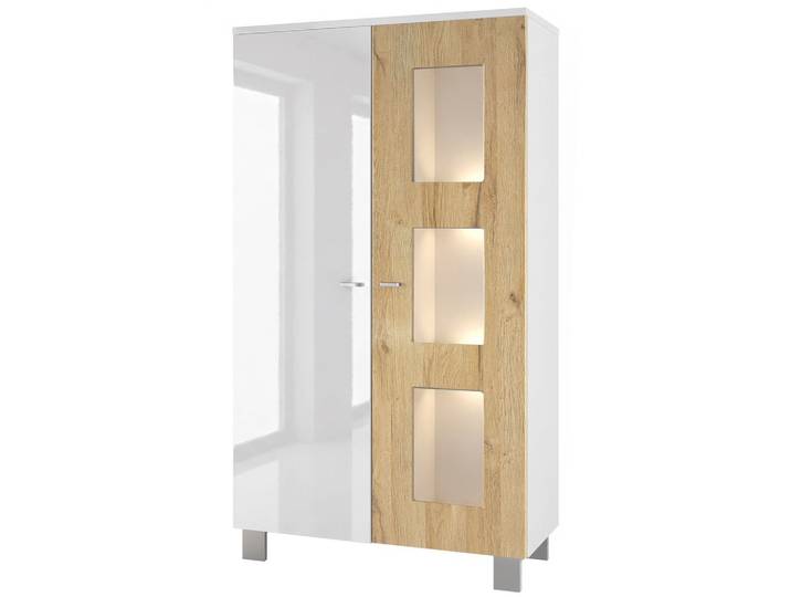 VITRINE Denjo Tür in Eiche Natur