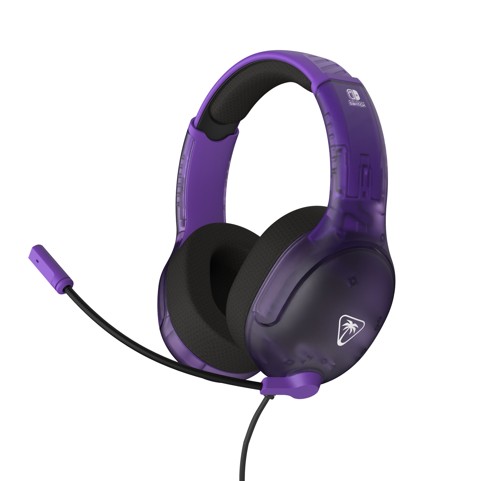 Turtle Beach Airlite Fit Gaming Headset met Microfoon, Zwart-Paars