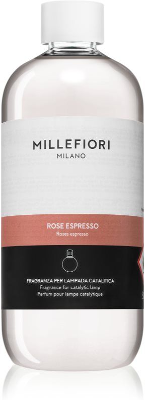 Millefiori Rose Espresso recharge pour lampe catalytique 500 ml