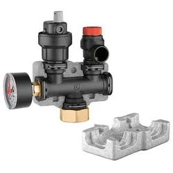 Caleffi Kesselsicherheitsgruppe 305663 1", 3 bar, Kunststoff-Technopolymer, bis 50 kW