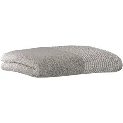 CAWÖ Handtuch - Luxury Home, C Two-Tone, Walkfrottier Platin / 50x100cm