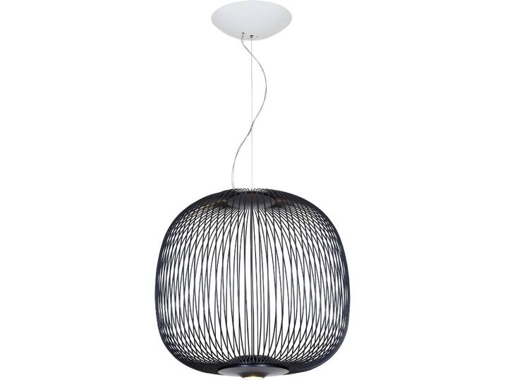 Foscarini Pendellampe Spokes MyLight 2 midi graphit Aluminium/Stahl 3316 lm Dimmbar B 45 cm - LED - Lichtfarbe: Extra warmweiss - LED Energiesparlampen