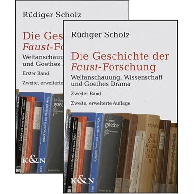 Die Geschichte der Faust-Forschung, Set von Rüdiger Scholz, Königshausen u. Neumann, 978-3-8260-7601-5