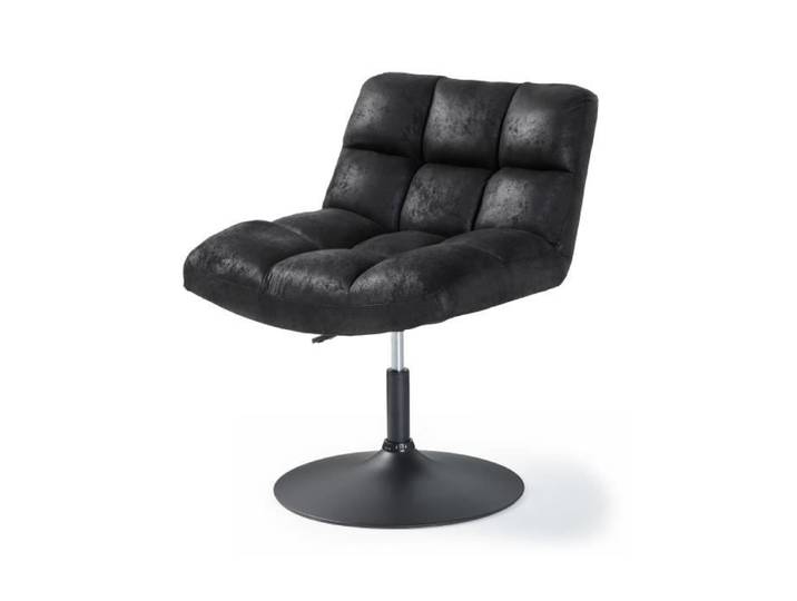 FAUTEUIL NOIR VINTAGE INDUS