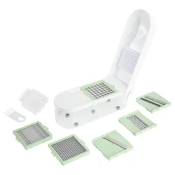 Gemüseschneider Gourmetmaxx Multi-Schneider Weiß/Grün