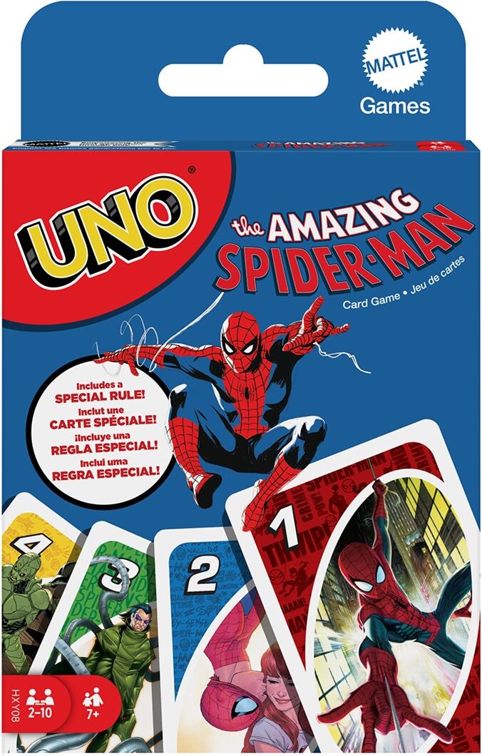 Uno The Amazing Spider-Man Mattel Games.