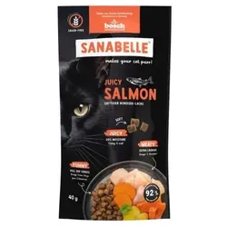 Sanabelle 20 x 40g Juicy Nordsee-Lachs Katzensnack-Sparpaket