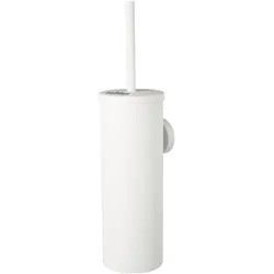 Satino by Wepa, Toilettenbürste, Satino Toilettenbürste mit Behälter weiss geschlossen aus Metall