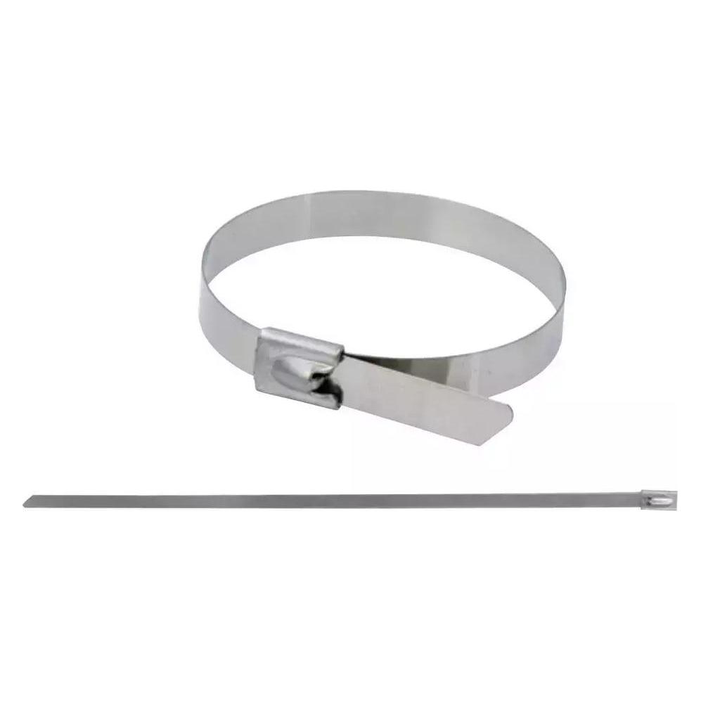Dedra Edelstahlbefestigungen, Gr.304, Grösse 7,9 *520, 5 Stück (Metallkabelbinder, 520 mm, 5 Stk.) (11NB8520)