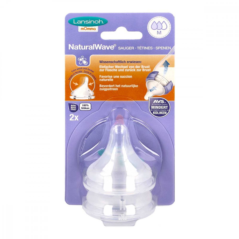 Lansinoh Laboratories Inc. Niederlassung Deutschla Lansinoh Naturalwave Sauger M 10272969