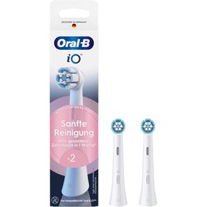 Oral-B Aufsteckbürsten iO Sanfte Reinigung, weiß, 2 Stück