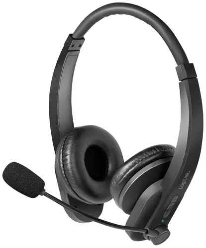 LogiLink BT0060 On Ear Headset Bluetooth Stereo Schwarz Computer