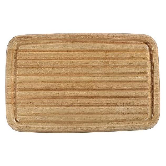 Zassenhaus Brotschneidebrett Gummibaum 42x27,5x2cm (51018)