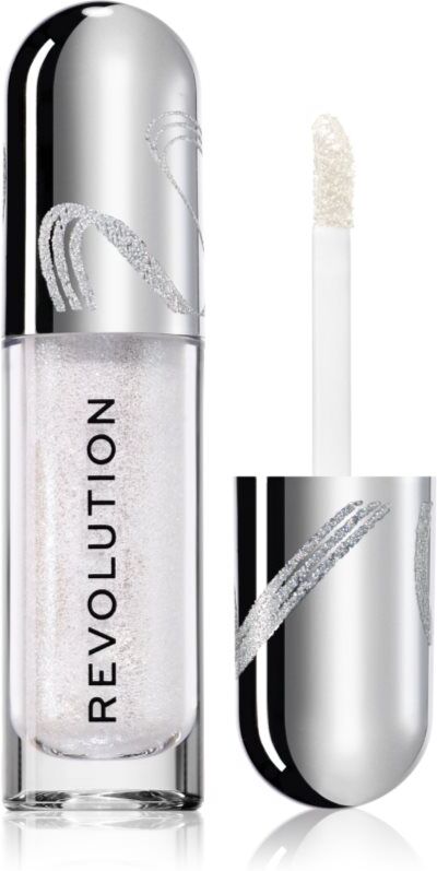 Revolution Metallic Muse Glitter Muse liquid glitter eyeshadow shade Silver 3.5 ml