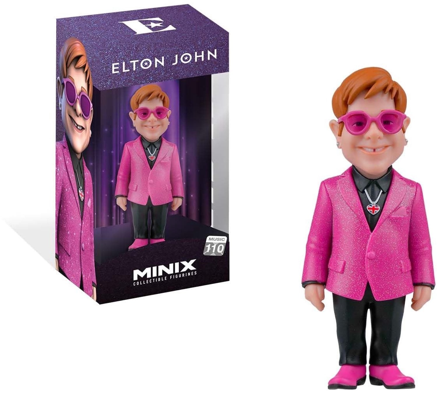 Miniatuurfiguur Elton John Verzamelobject 12 cm