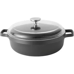BergHoff Kochtopf mit Doppelgriff Gem Line, Pfanne + Kochtopf, Schwarz