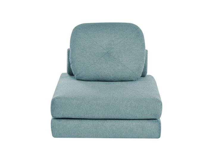 Beliani Schlafsofa 81/182 cm Mintgrün Olden, 81x54x91 cm, Wohnzimmer, Sofas & Couches, Schlafsofas, Schlafsessel