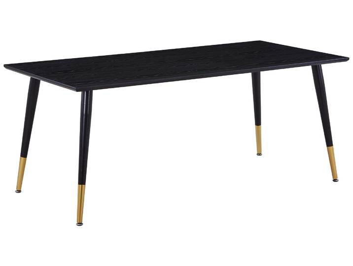 Dipp Esstisch 90x180cm schwarz.