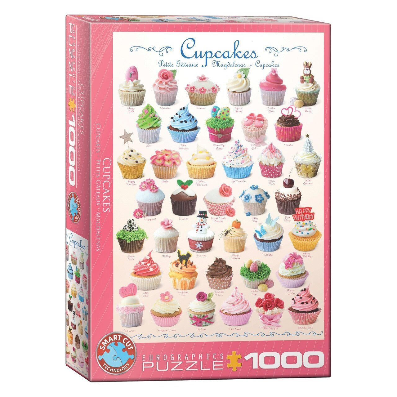 Eurographics Cupcake-vormpjes, 1000 stuks