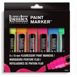 Winsor & Newton, Marker, Wide Paint Marker Fluorescent 6pcs (6x)