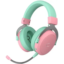 Cooler Master CH-351-MC Macaron (Kabelgebunden, Kabellos), Gaming Headset, Grün, Schwarz, Pink