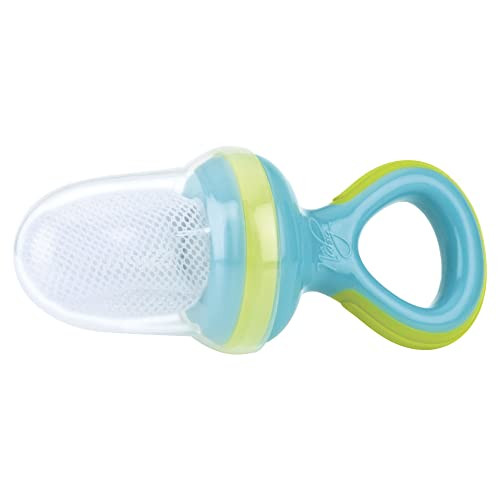 Nuby The Nibbler Sabbelzakje voor baby - Aqua - BPA-vrij - 6+ maand