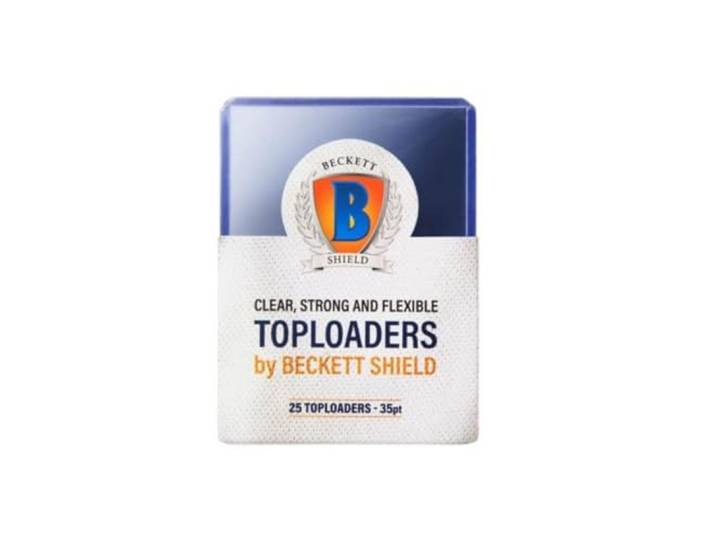 Arcane Tinmen Beckett Shield Standaard Size Mouwen - Toploader 35pt 25CT - Kaarthoezen zijn glad en taai - Compatibel met Pokemon, Yugioh, Magic The Gathering - MTG, TCG, (AT-90151)