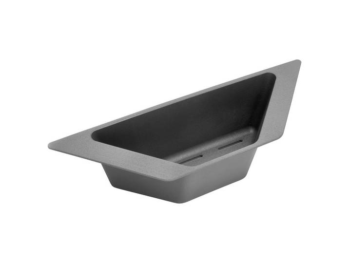 Systemceram Resteschale, Dunkelgrau, Kunststoff, 36.4x10.3 cm, Küchen, Küchenausstattung, Küchenspülen