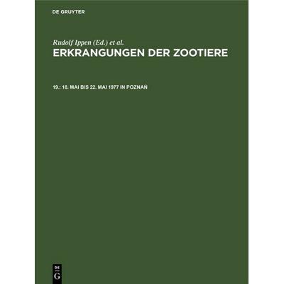 18. Mai bis 22. Mai 1977 in Poznań, Gebundene Ausgabe von , De Gruyter, 978-3-11-252073-4