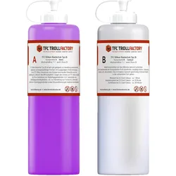 Polyment Silikon Kautschuk Typ 26 Lebensmittel flieder weich Shore 26 1zu1 Made in Germany