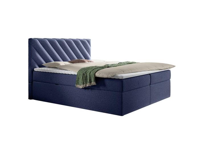 Boxspringbett mit Topper & Bettkasten 160x200 Gusto