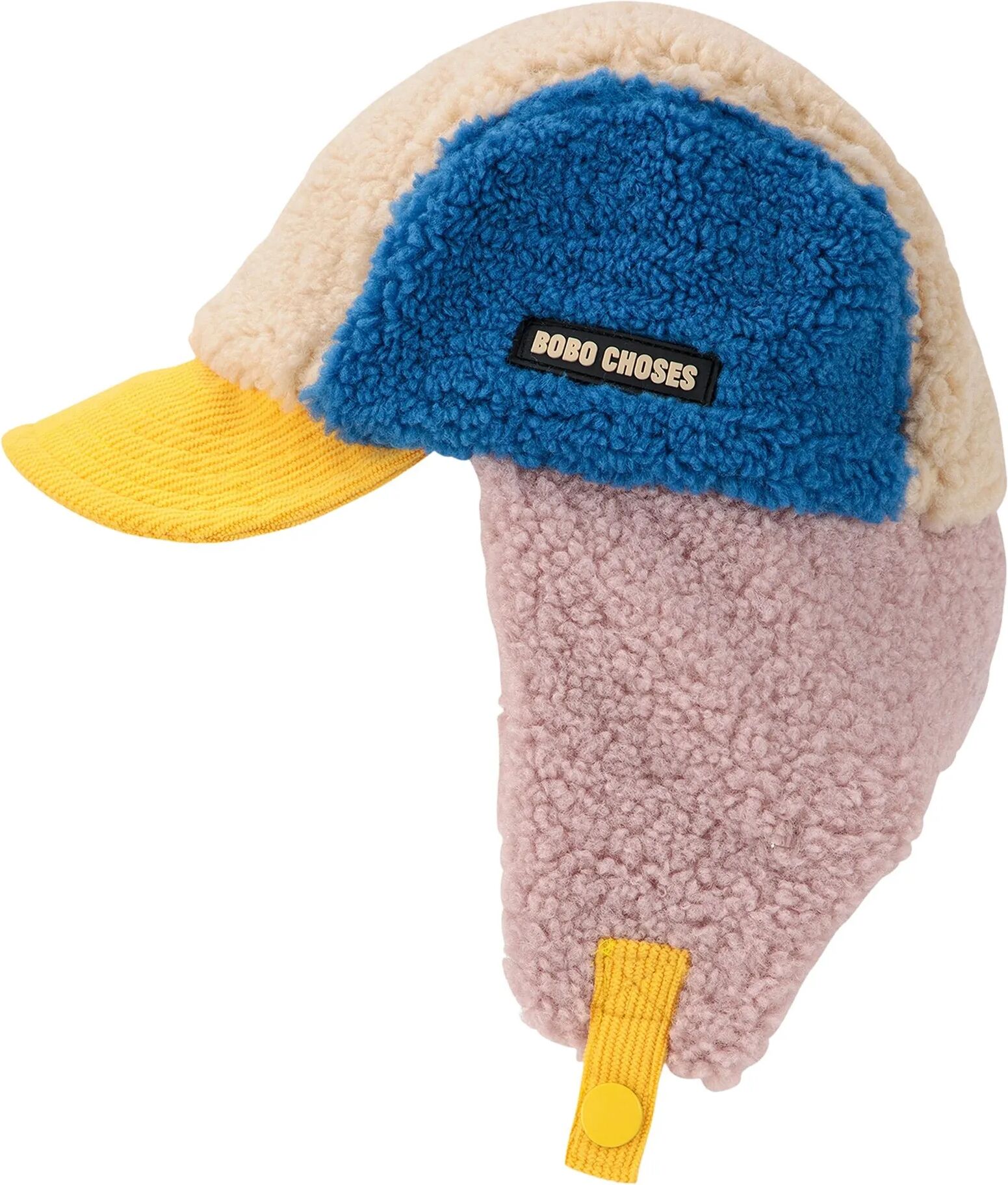 Bobo Choses Chapka Façon Sherpa Beige 48 cm