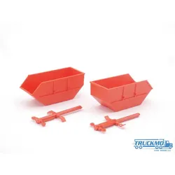 Scaletrucks Bausatz 2x Absetzmulde rot ST-0507