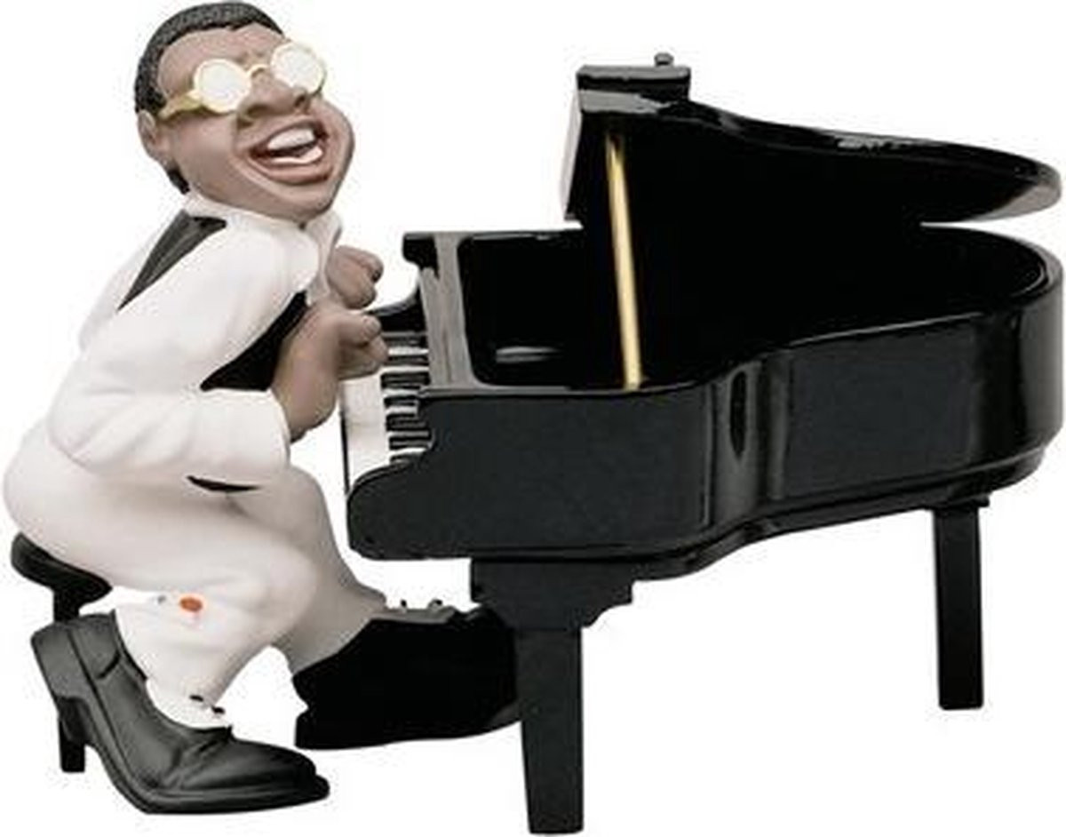 MadDeco Beeldje Pianist Jazz Band Design voor op tafel