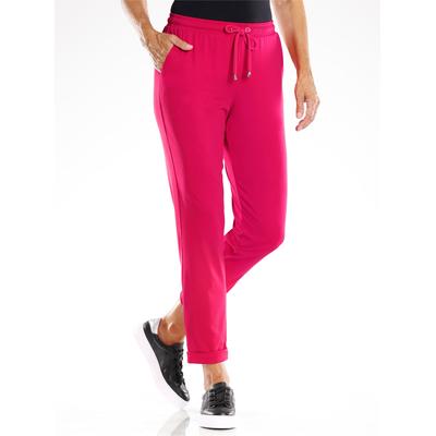 7/8-Hose HEINE, Damen, Gr. 42, Normalgrößen, pink, 80% Polyamid, 20% Elasthan, unifarben, 7/8-Länge, Hosen 7/8-Hose