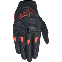 Alpinestars SP X 7, Handschuhe - Schwarz/Dunkelrot/Neon-Rot - M