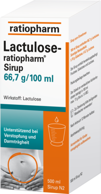 ratiopharm GmbH LACTULOSE-ratiopharm Sirup 500 ml 04916865