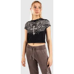 Affliction Misfits Wing Baby T-Shirt black Gr. S
