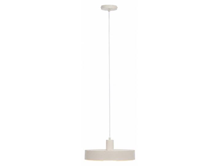 Relaxdays\, lampe suspendue\, métal\, dimensions (H x D) : 115 x 32 cm\, douille E27\, abat-jour plat\, lustre suspendu moderne\, lampe suspendue\, couleur crème