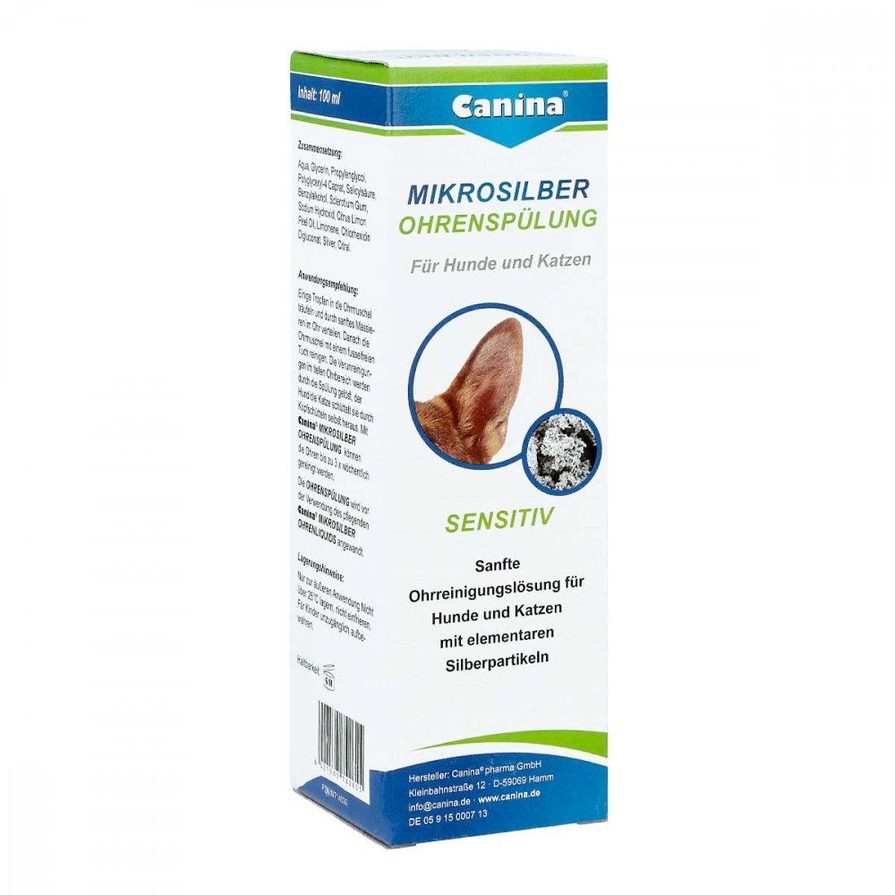 Canina pharma GmbH Mikrosilber Ohrenspülung veterinär 11714530