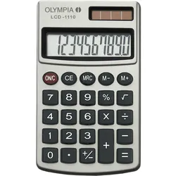 OLYMPIA Taschenrechner LCD-1110 silber
