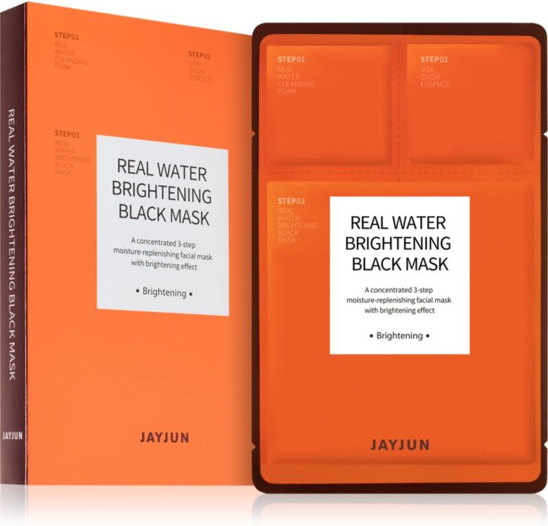 Jayjun Real Water Brightening moisturising face sheet mask with a brightening effect 5 pc