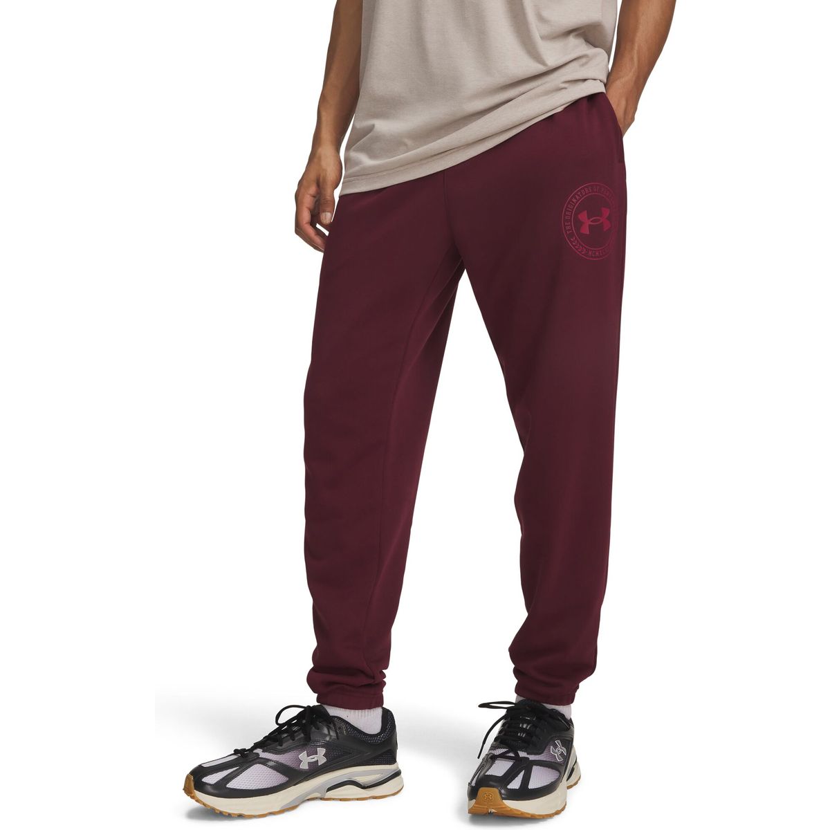 Under Armour Rival LW Graphic Jogger red claret (625) XL 6014688-625-XL
