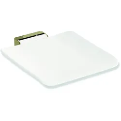 HEWI Mobiler Klappsitz System 900 PG93, Sitzfläche Kunststoff weiß