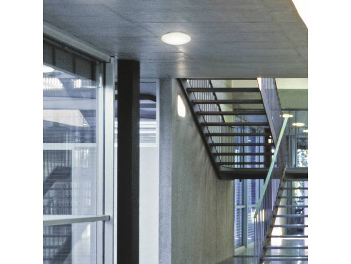 STEINEL Deckenleuchte mit Bewegungsmelder RS Pro P2 S, weiß / opal, für Flurbereich, Kunststoff